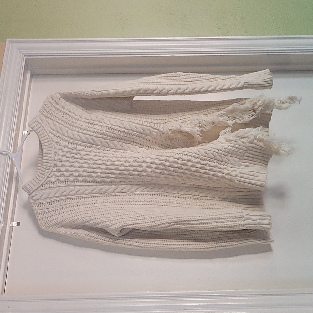 J Crew off white sweater